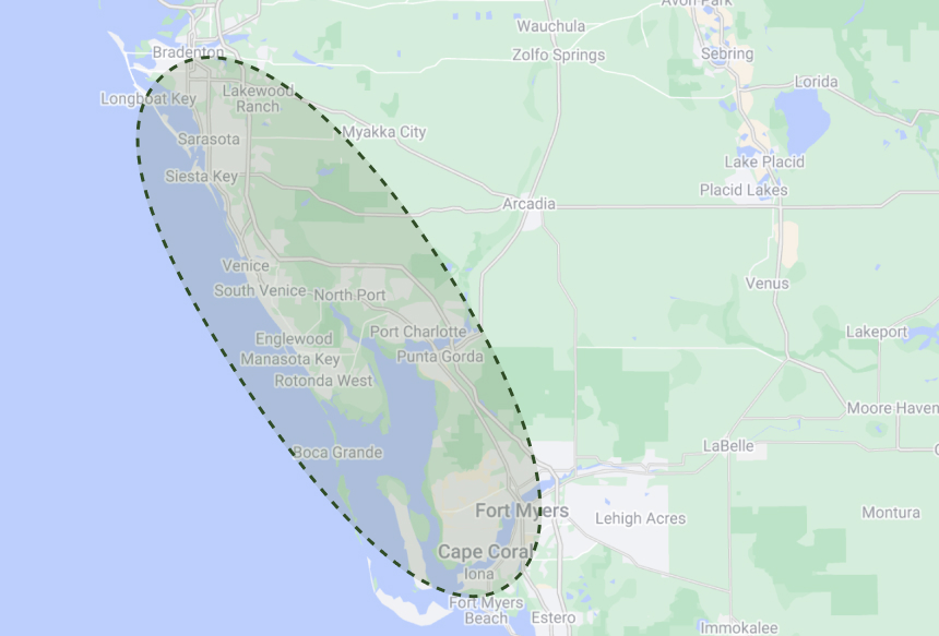 Service Area Map